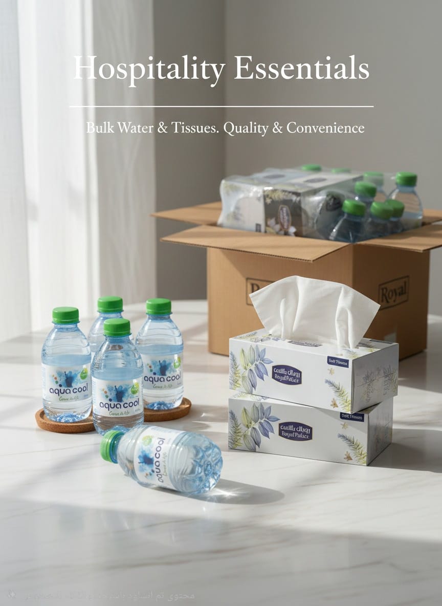 Water & Facial Tissues